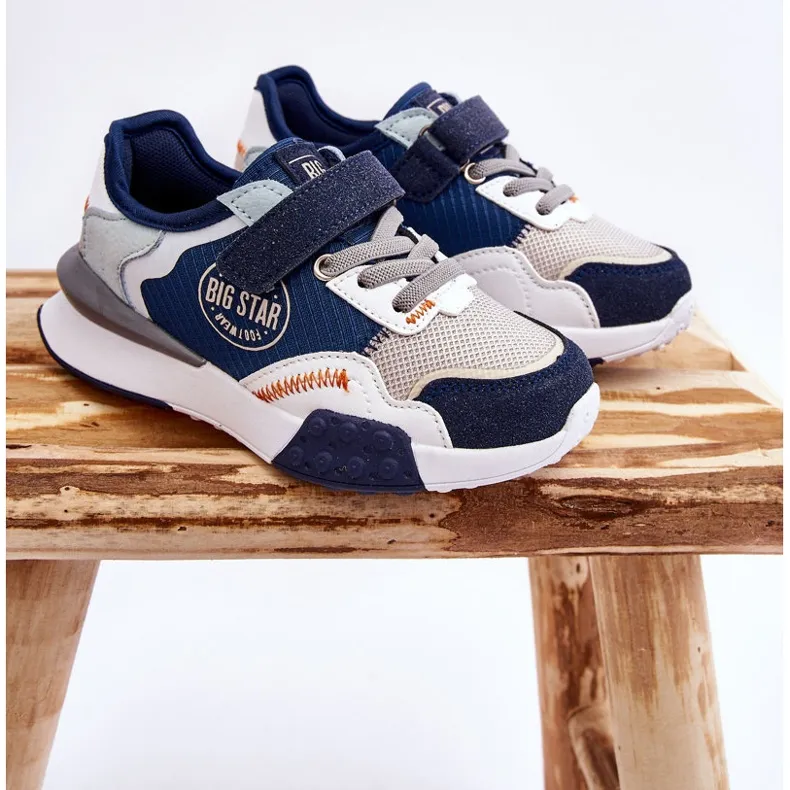 Children's Sneakers Memory Foam System Big Star LL374225 Navy blue