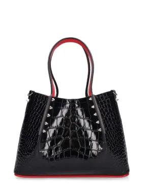 Christian Louboutin   Mini Cabarock Ali leather top handle bag 