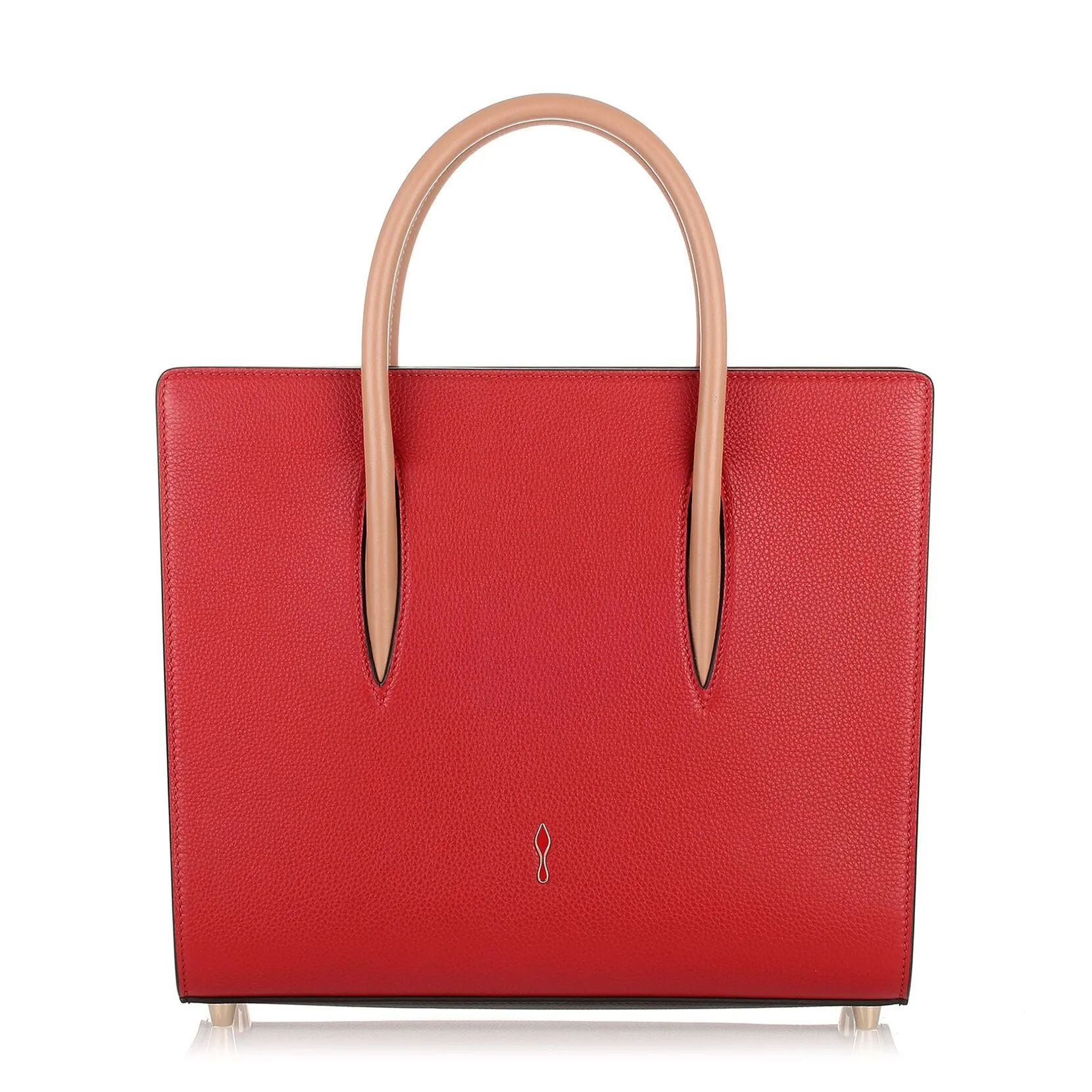 Christian Louboutin Paloma medium red leather bag