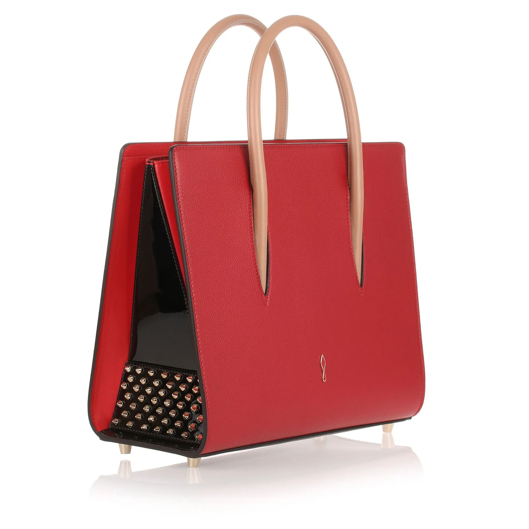 Christian Louboutin Paloma medium red leather bag