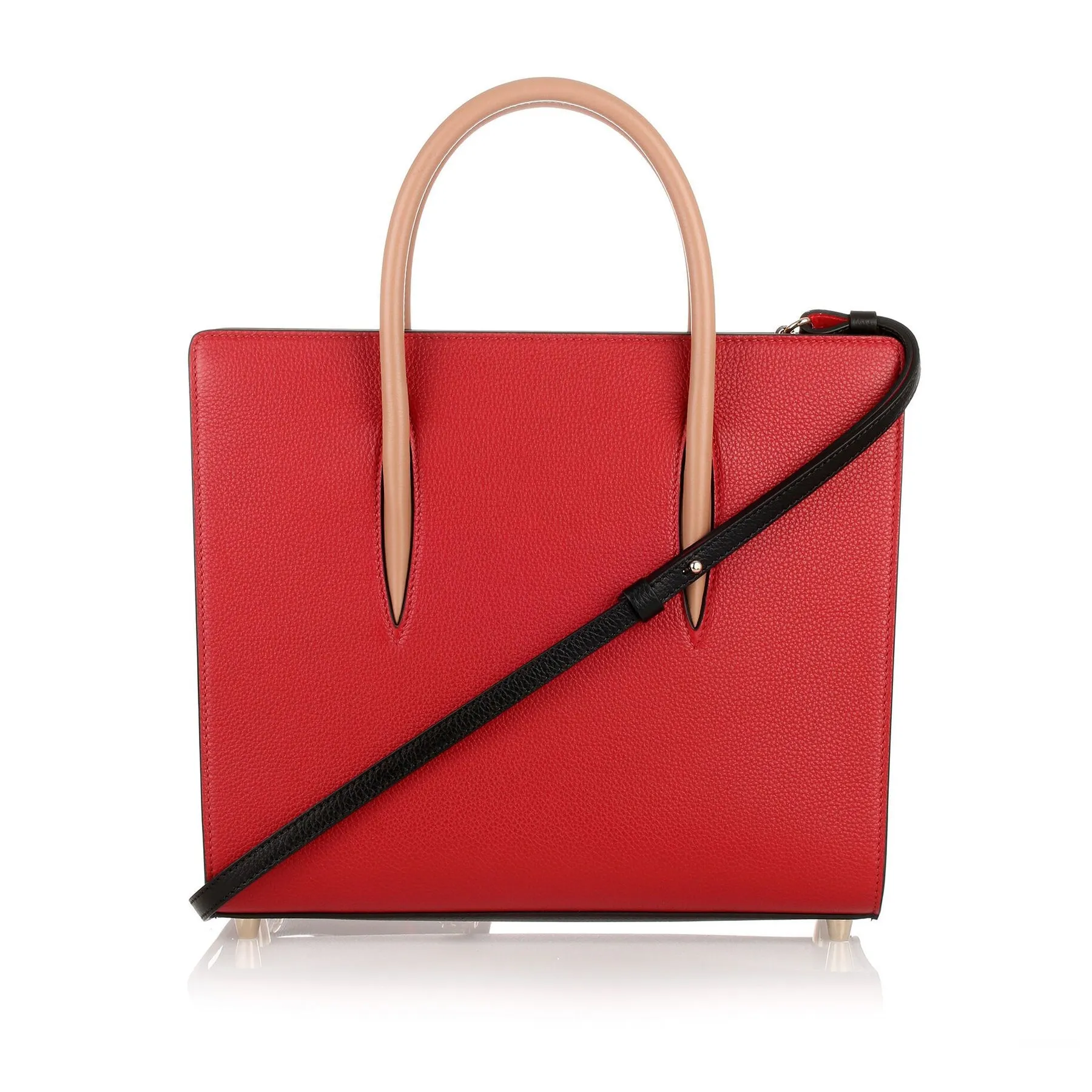 Christian Louboutin Paloma medium red leather bag