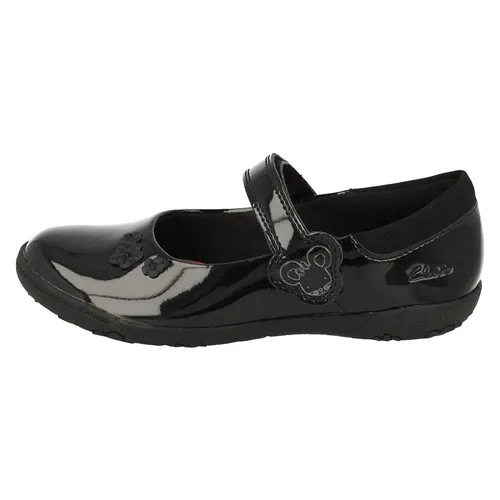 Clarks NIBBLES SAL BLACK PATENT