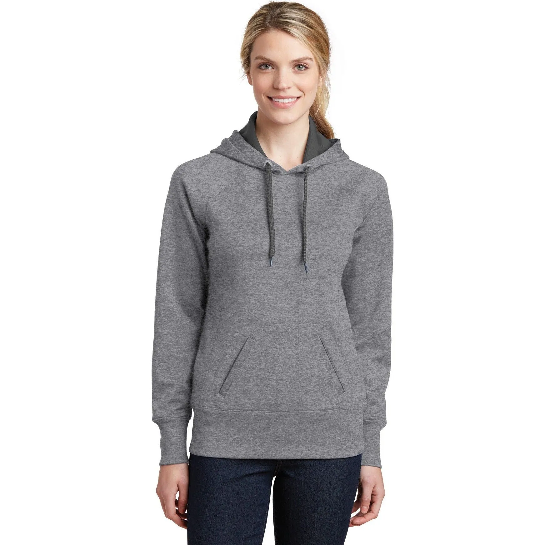 CLOSEOUT - Sport-Tek Ladies Tech Fleece Hooded Sweatshirt