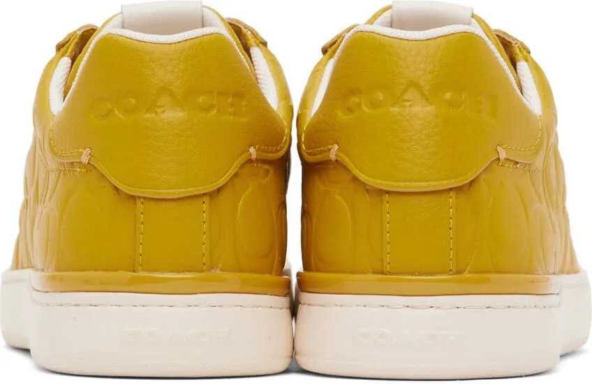 Coach 1941 Yellow Lowline Signature Sneakers