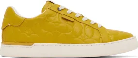 Coach 1941 Yellow Lowline Signature Sneakers