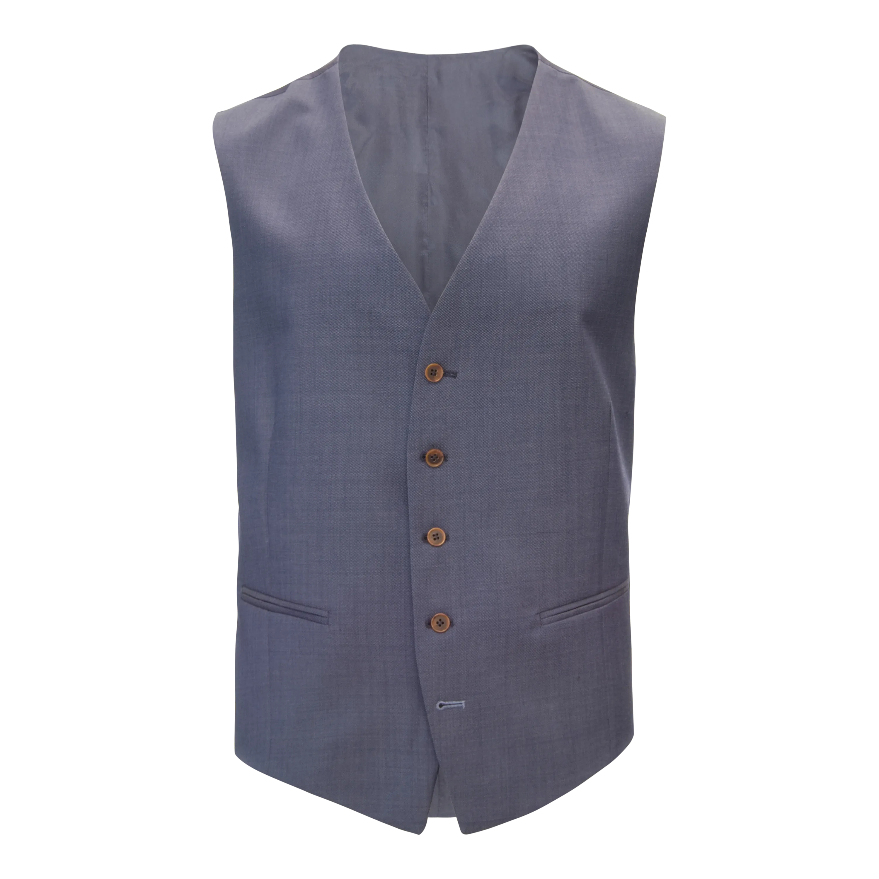 Coes Pin Dot Waistcoat in Blue