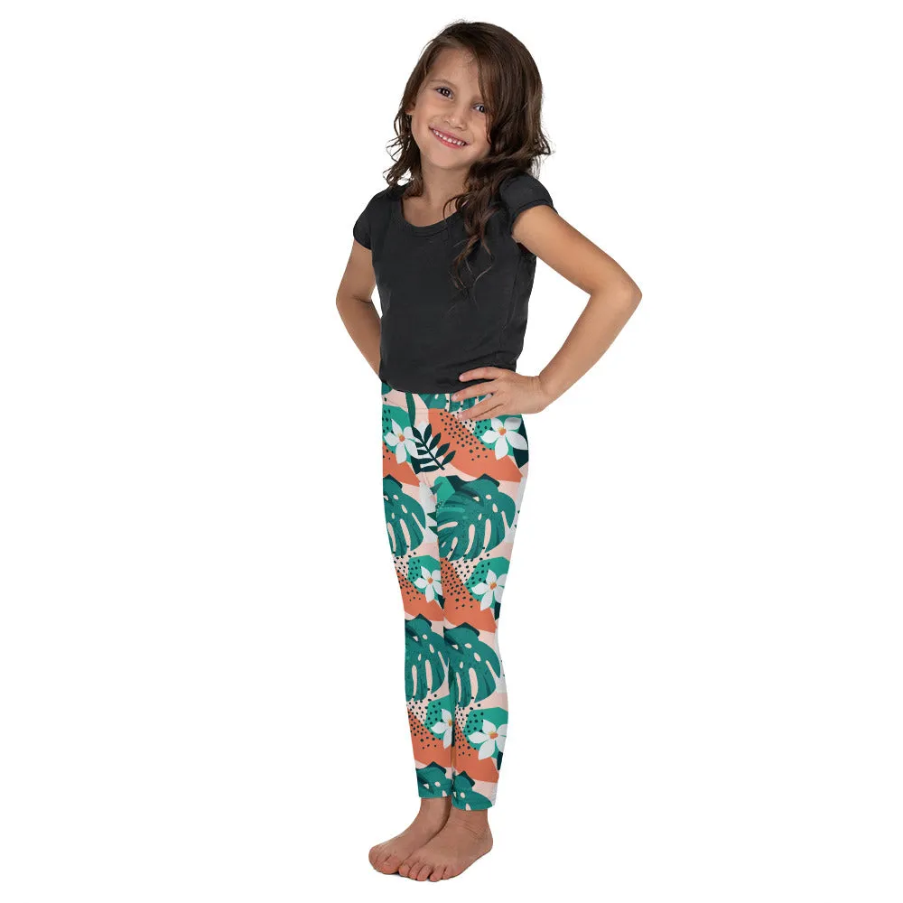 Contemporary Tropical Kid's Leggings