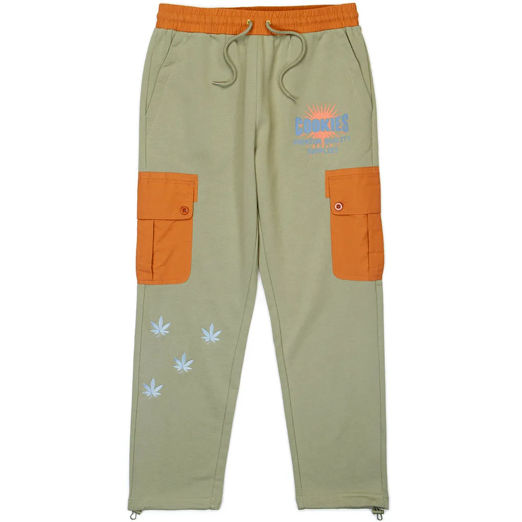 Cookies Workwear French Terry Sweatpant With Contrast Cargo Pockets