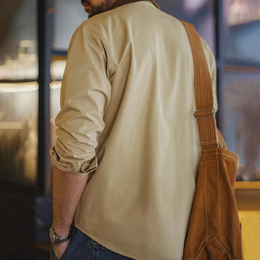 Corduroy Collar Workwear Shirt