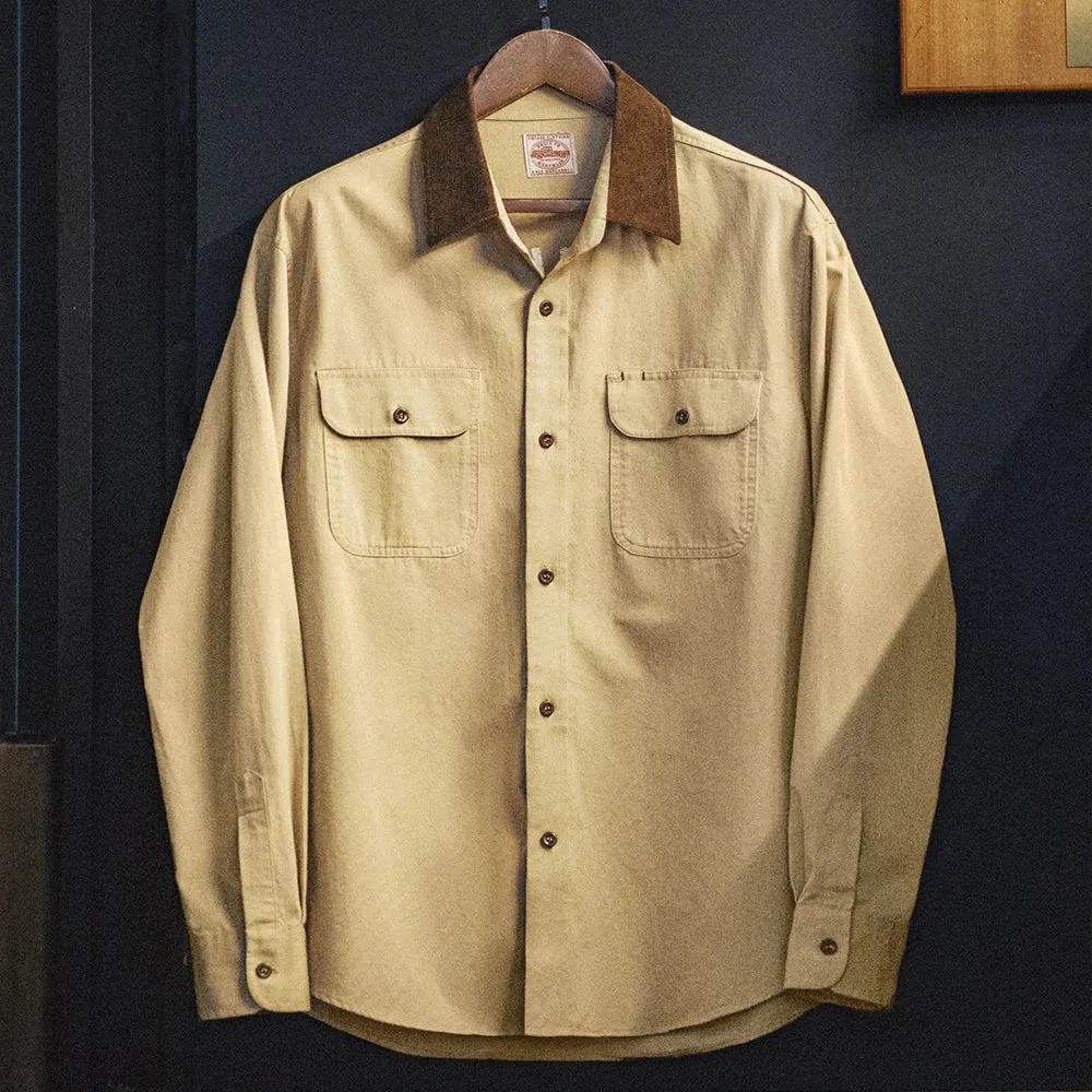 Corduroy Collar Workwear Shirt