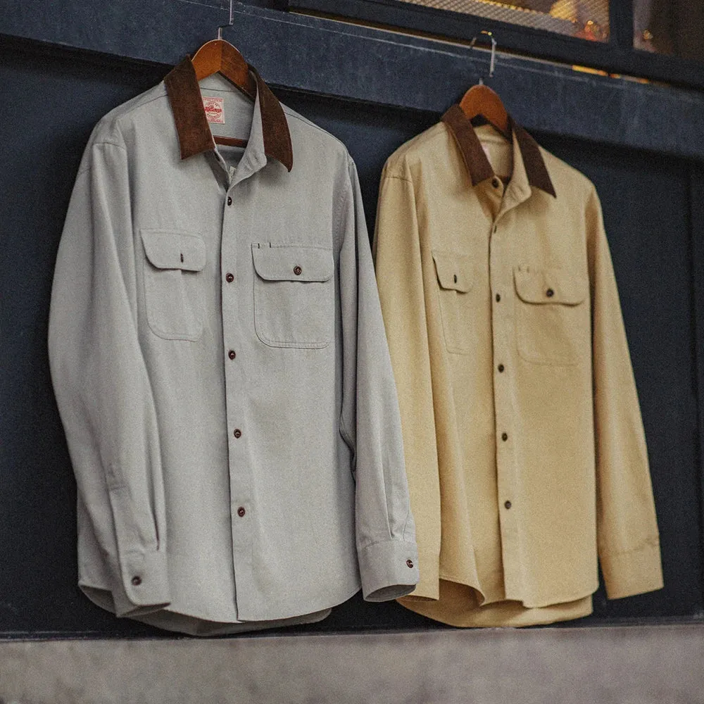 Corduroy Collar Workwear Shirt