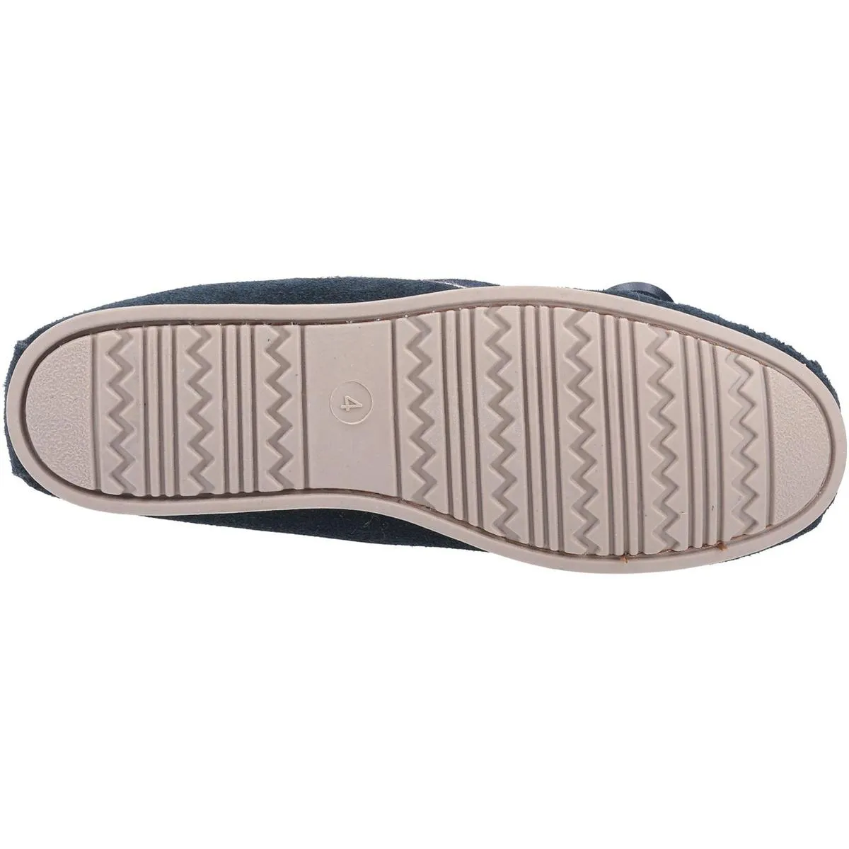 Cotswold Kilkenny Slip on Moccasin Slipper Navy