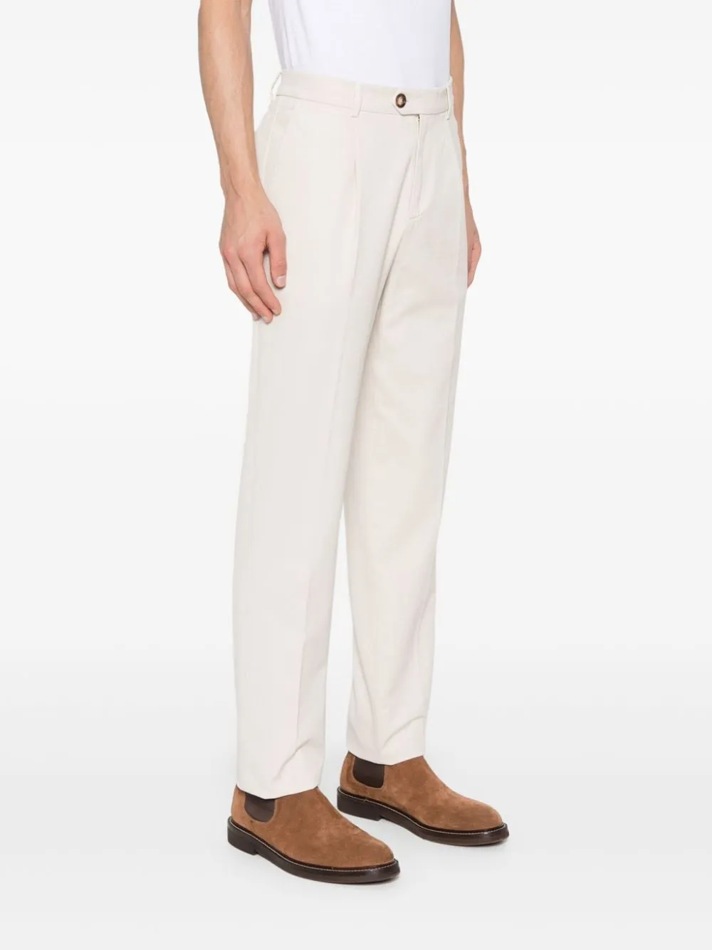 COTTON CHINO TROUSERS