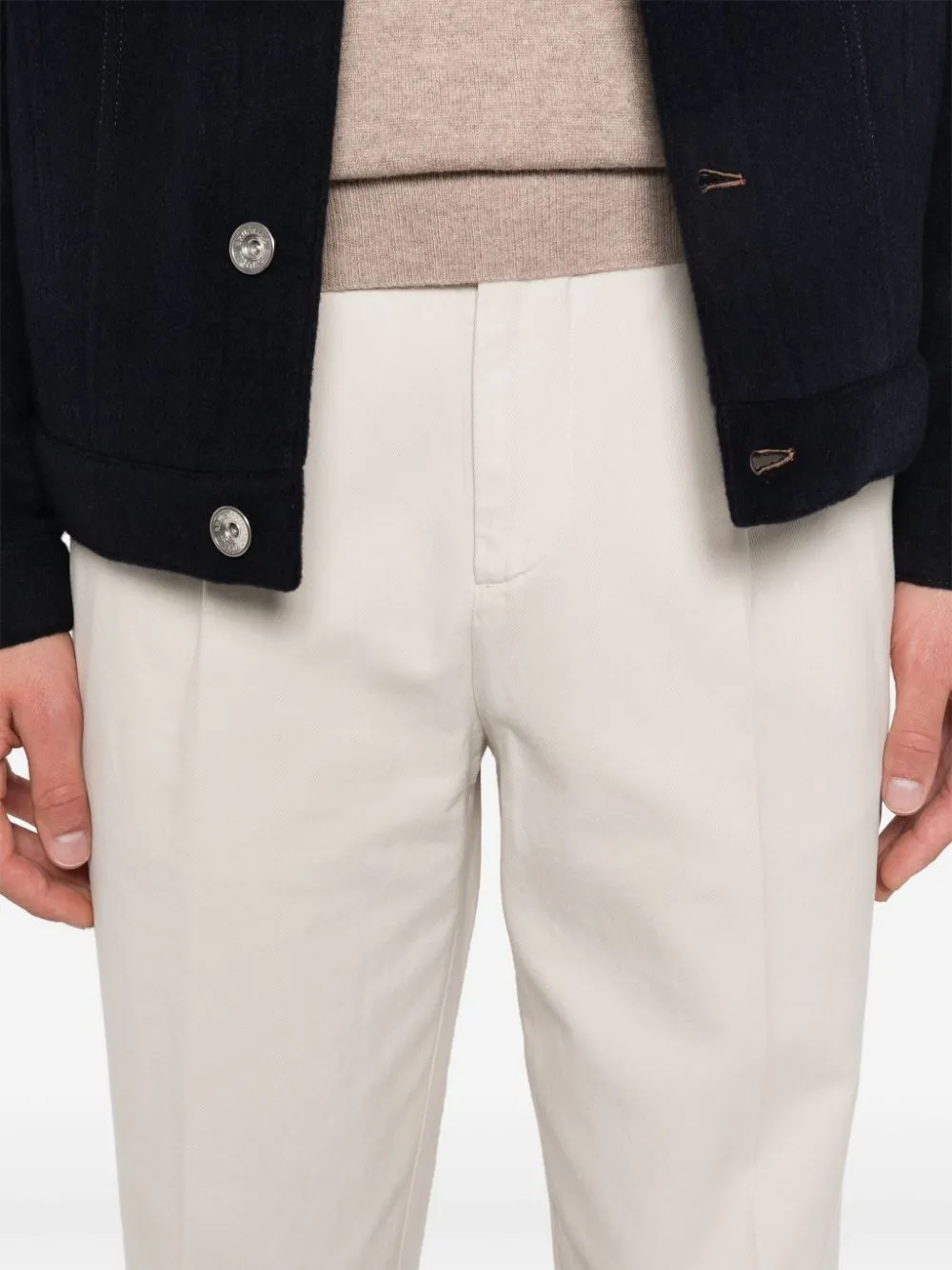 COTTON CHINO TROUSERS