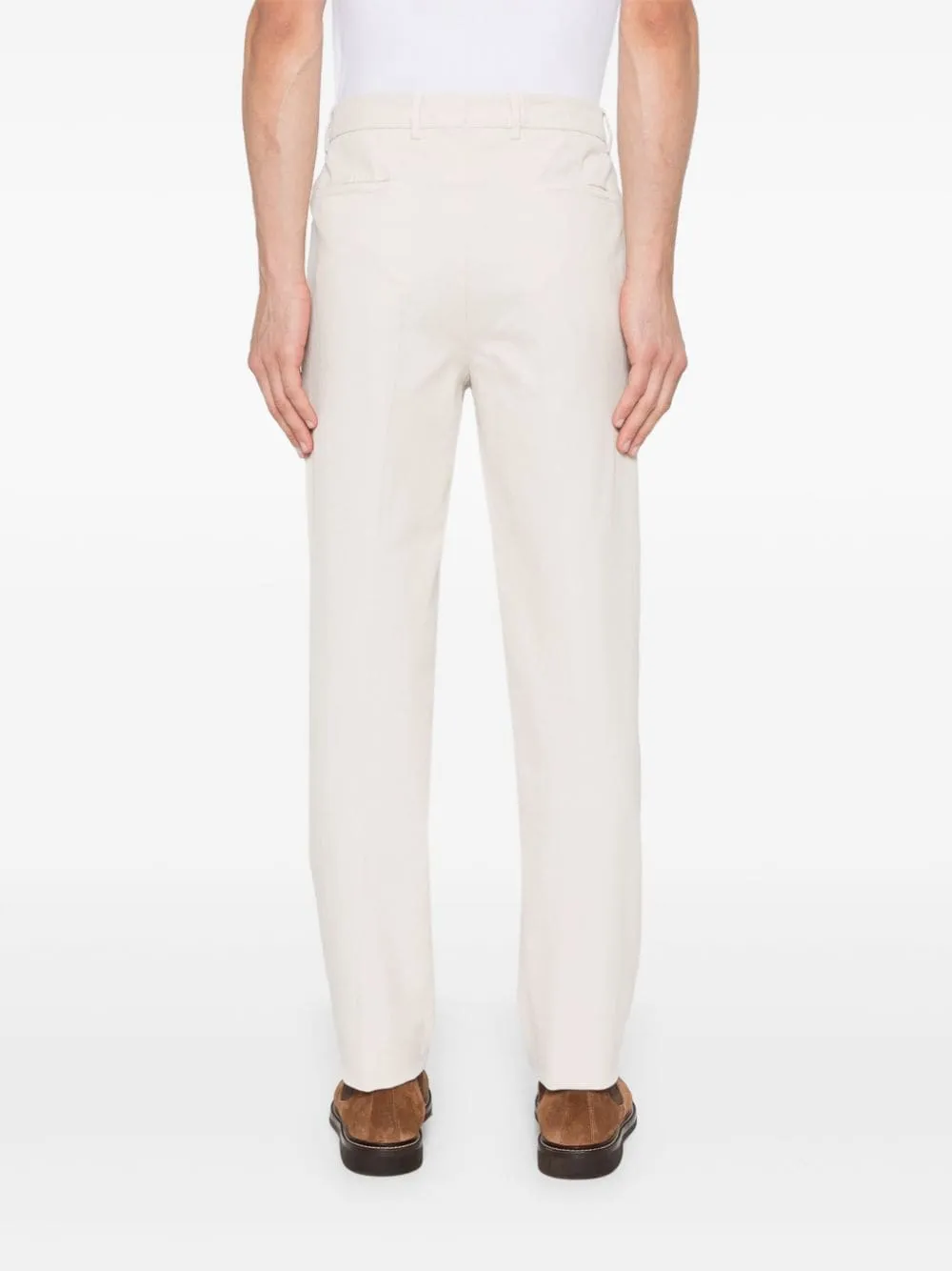 COTTON CHINO TROUSERS