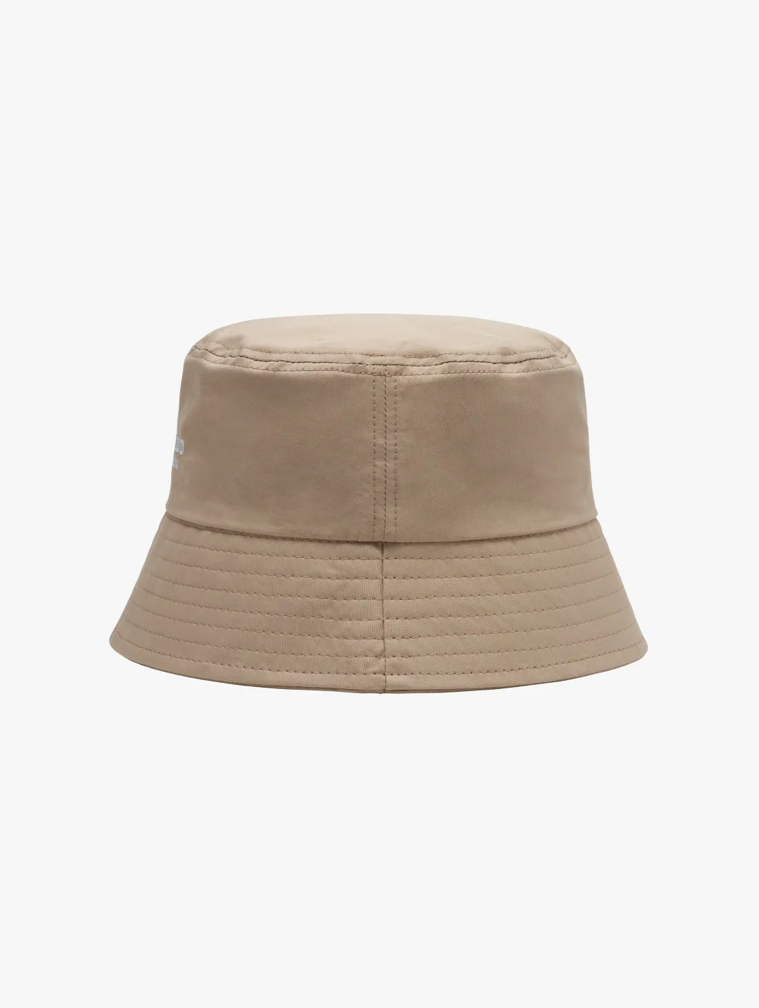 COTTON WASHED BUCKET HAT-BEIGE