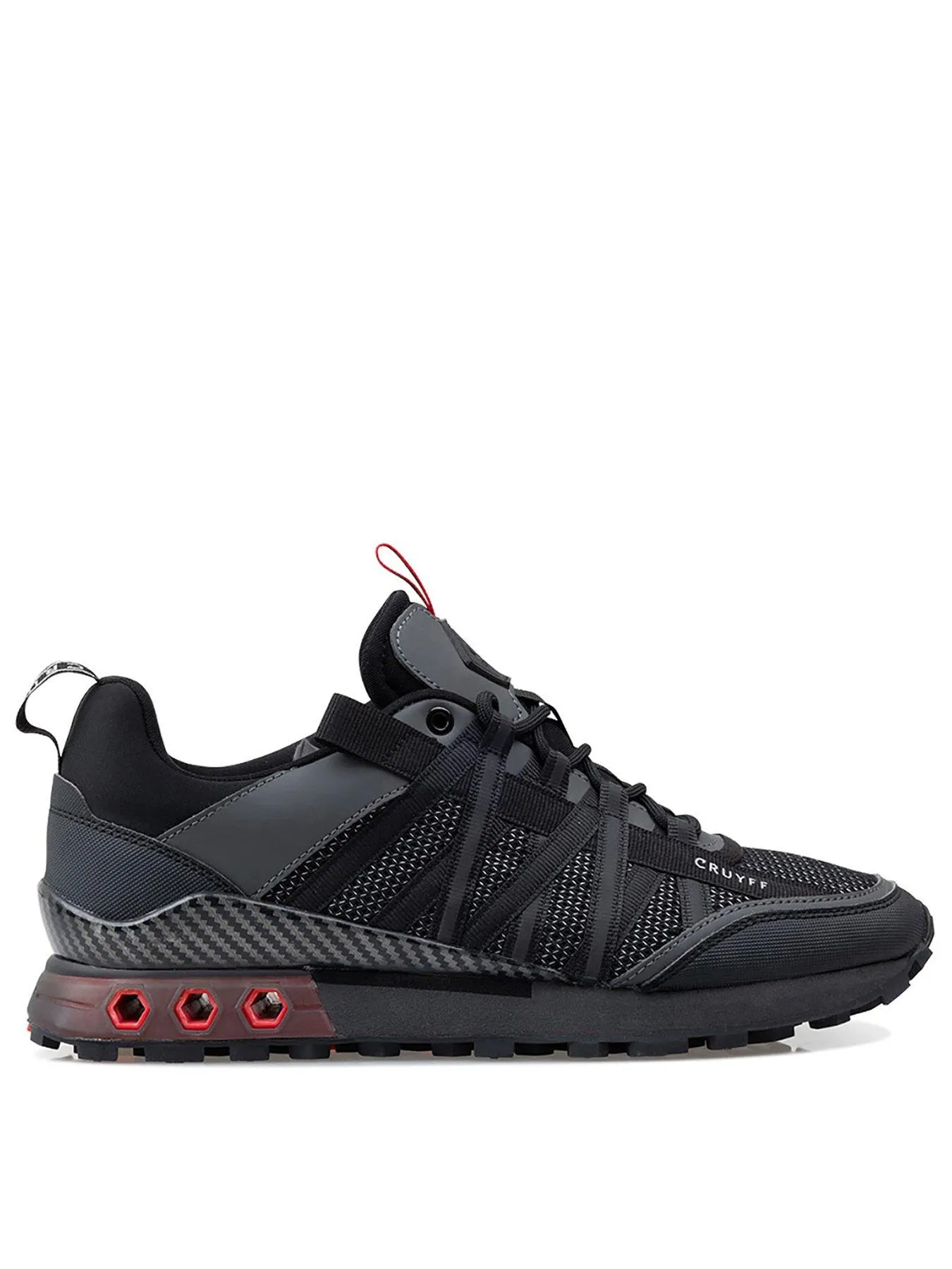 CRUYFF Fearia Hex Tech Titanium Trainers - Black