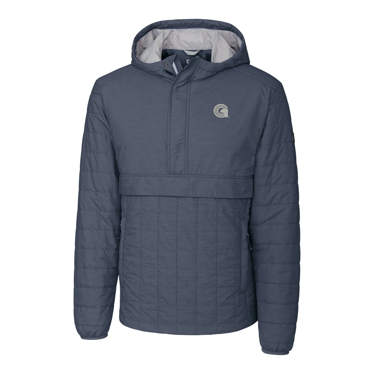 Cutter & Buck Georgetown Hoyas Anthracite Rainier Half-Zip Popover Jacket