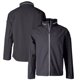 Cutter & Buck Georgetown Hoyas Graphite Vapor Water Repellent Stretch Full-Zip Rain Jacket