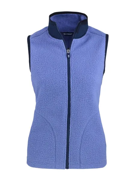 Cutter & Buck - Women's Cascade Eco Sherpa Fleece Vest