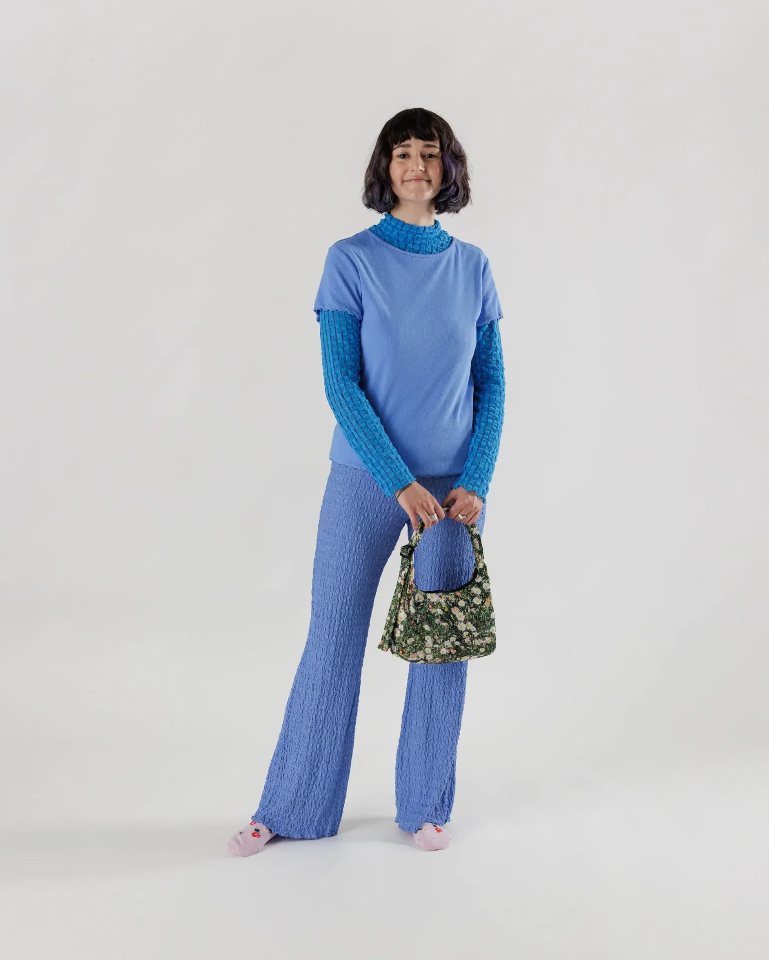 Daisy Mini Nylon Shoulder Bag