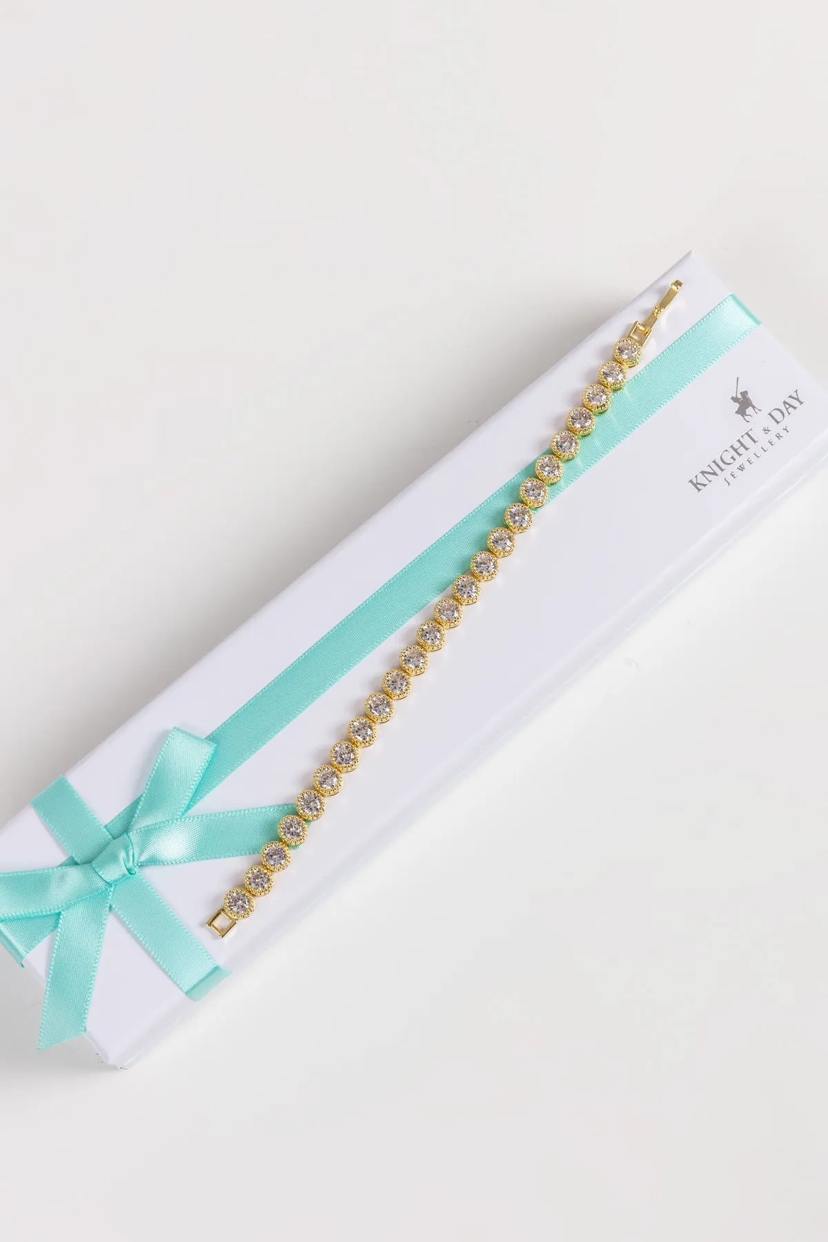 Danna Gold Tennis Bracelet