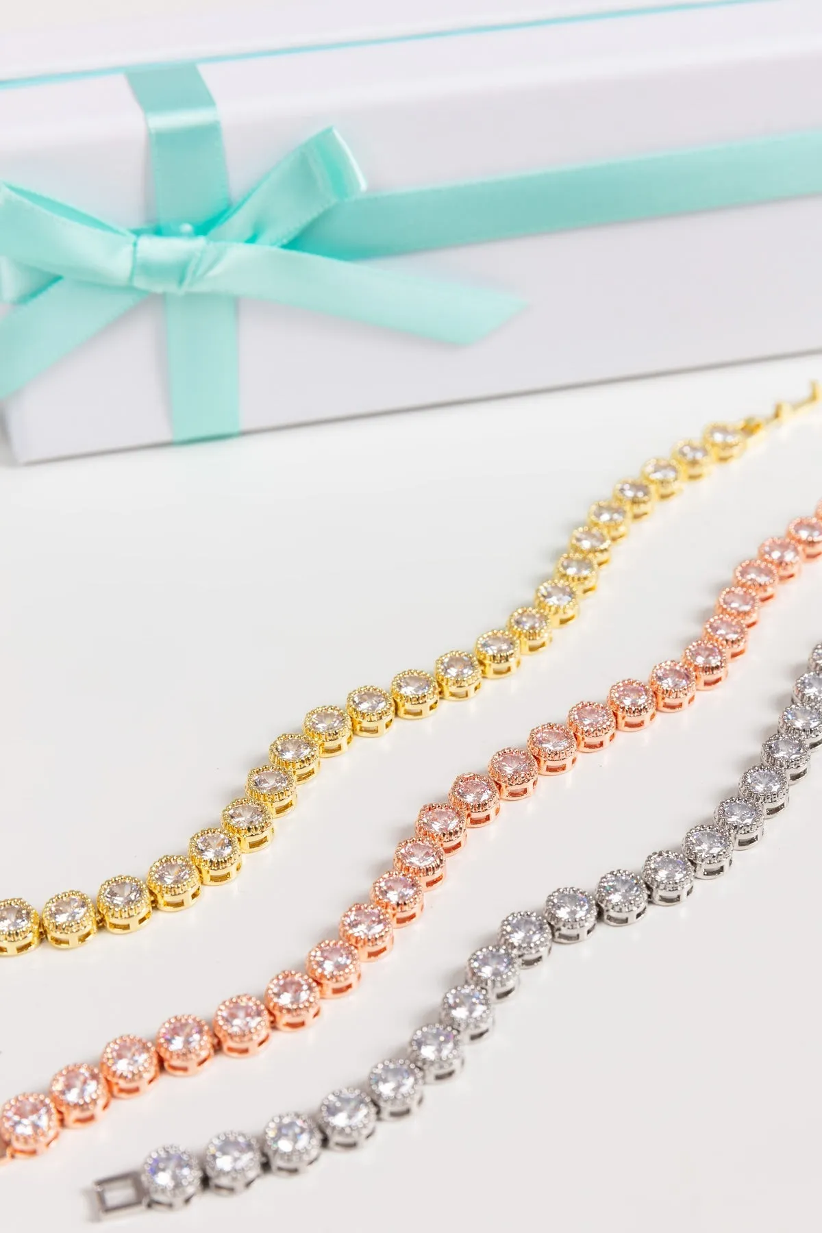 Danna Gold Tennis Bracelet