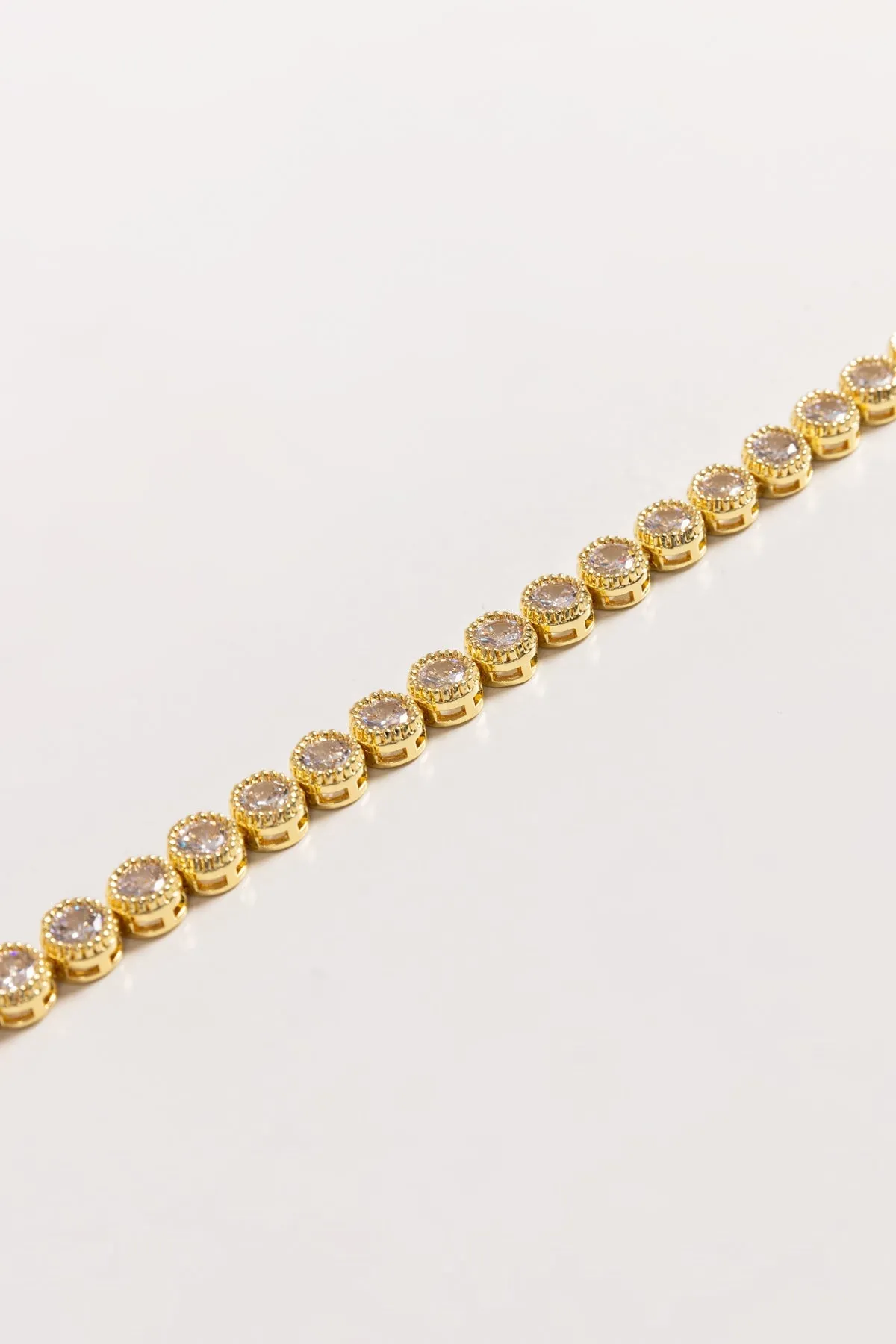 Danna Gold Tennis Bracelet