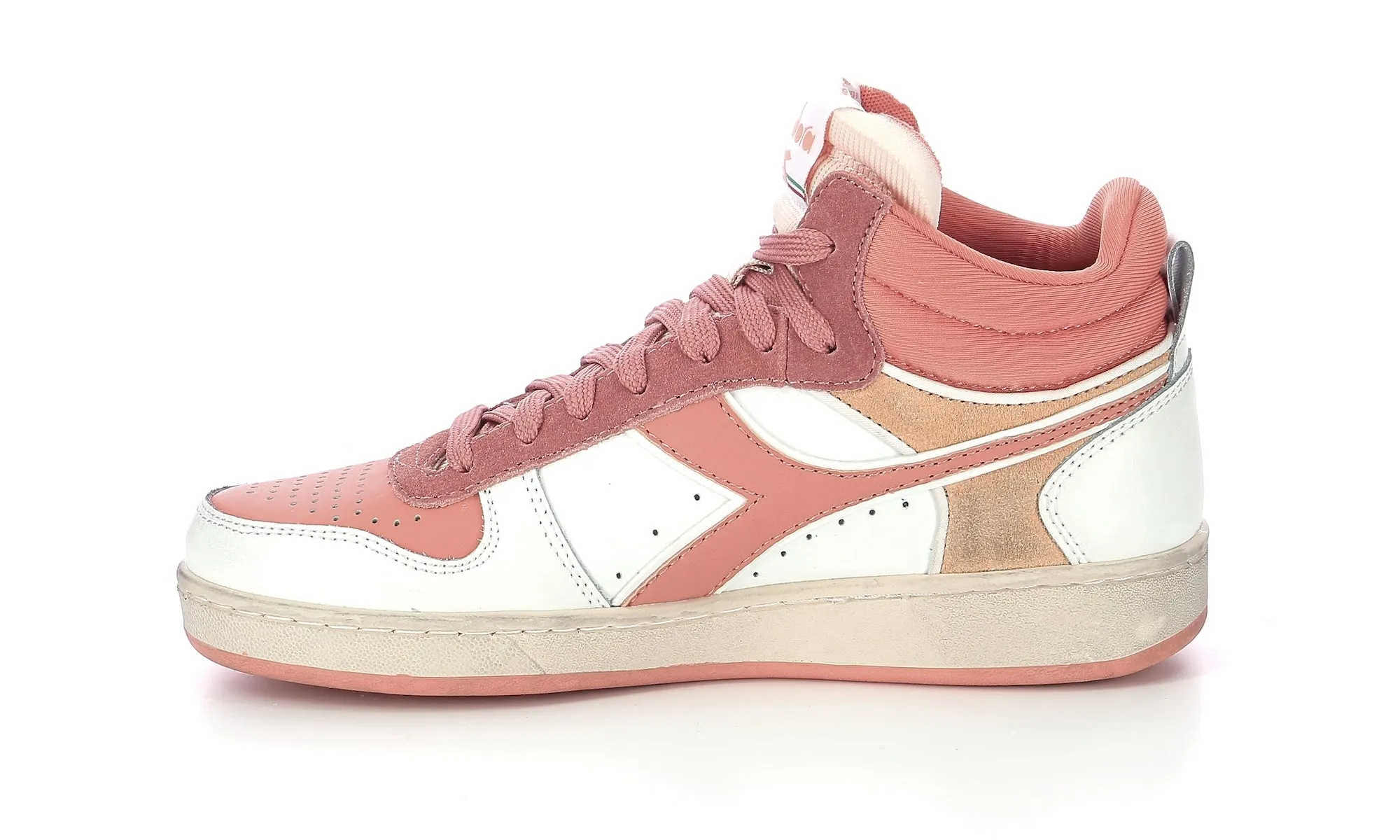 Diadora - Sneakers Hautes Magic Bas Dem I - Coral Haze/Beach Sand - Femme