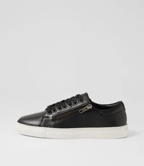 DIANA FERRARI Gervy Black Leather Sneakers