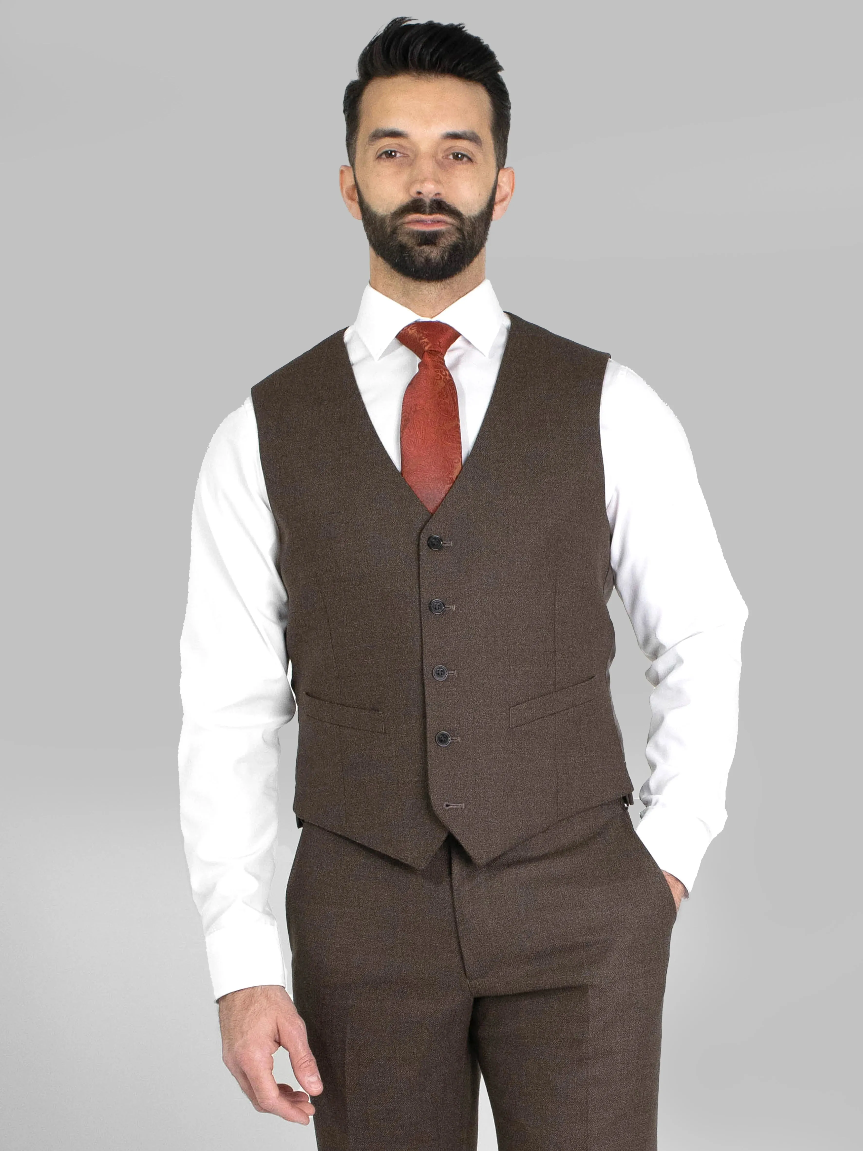 Douglas Textured Suit Waistcoat