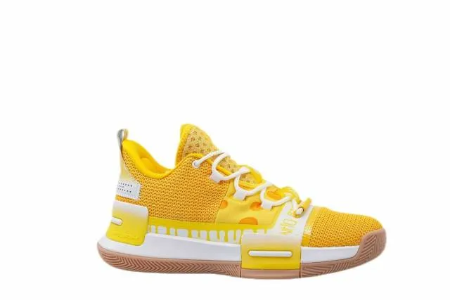 [e94655] mens peak taichi flash lw prm qs tour maize white basketball sneakers