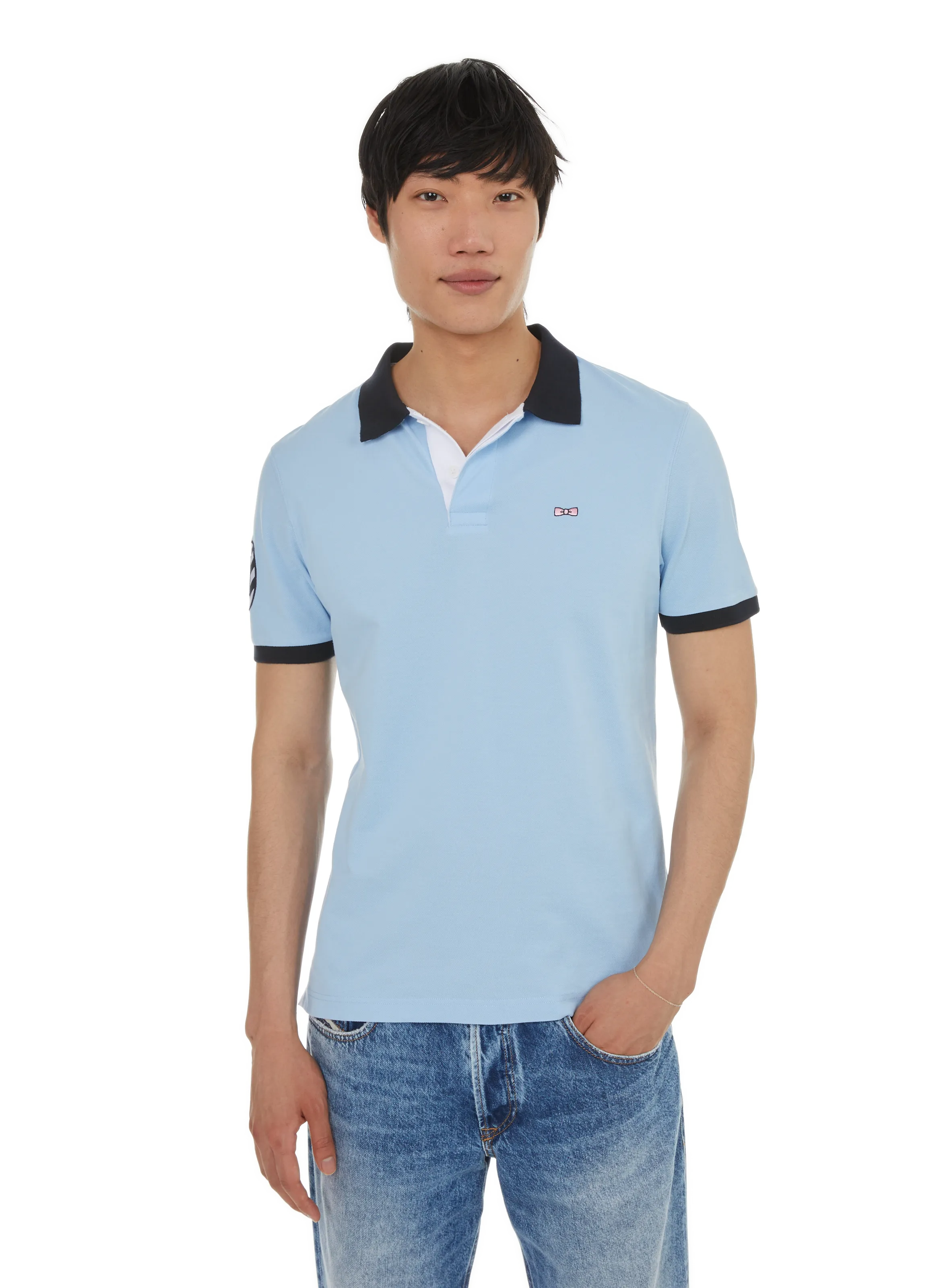 Eden park  Two-tone polo - Blue