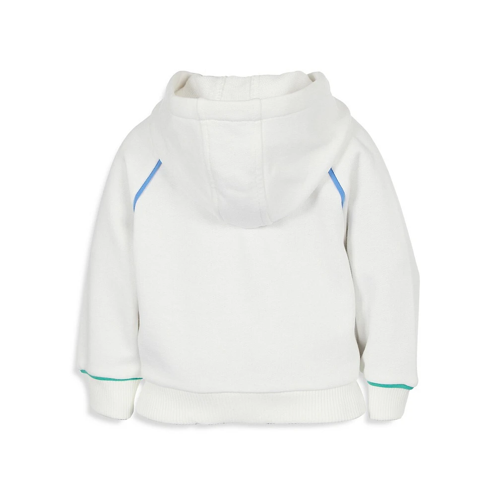 Emporio Armani Baby's Front-Zip Logo Hoodie