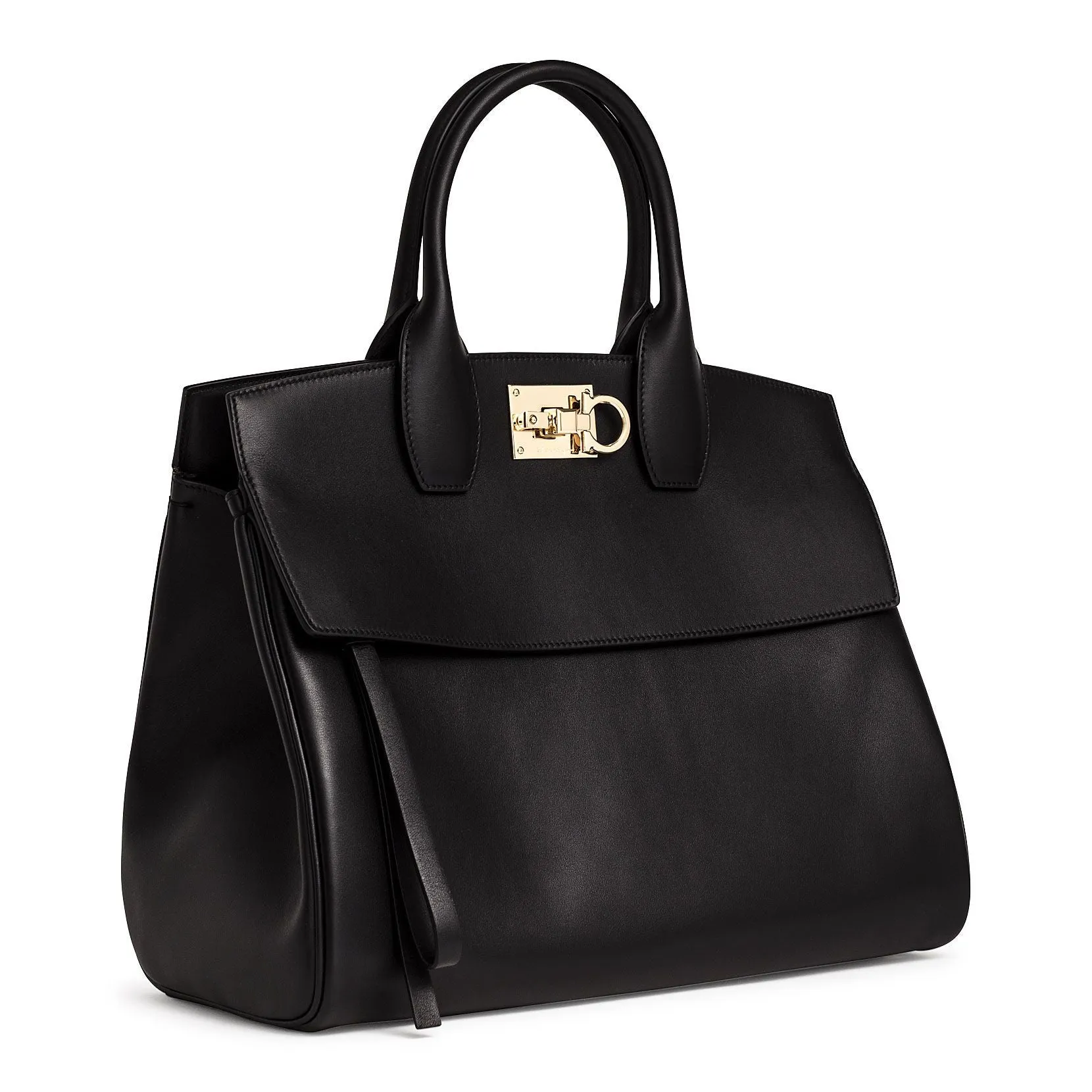 Ferragamo The Studio black leather large bag