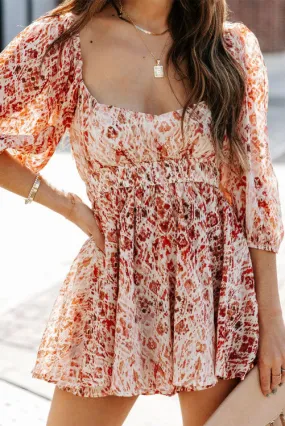 Flaming Colors Romper