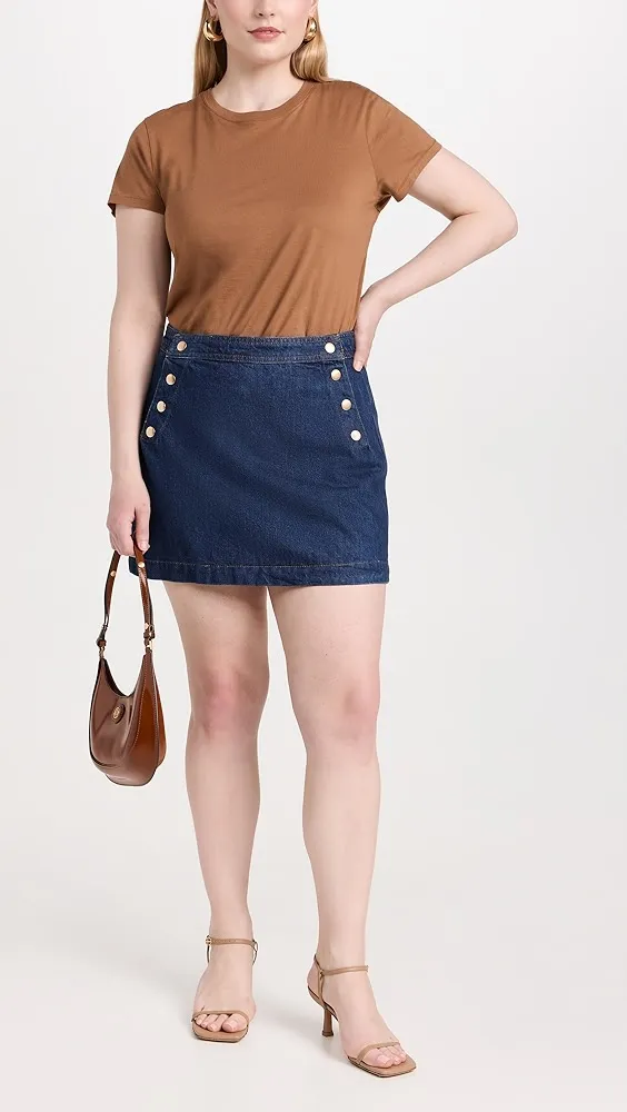 FRAME   Sailor Snap Skirt 