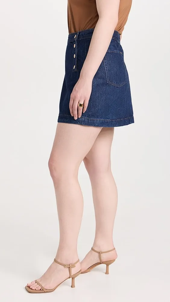 FRAME   Sailor Snap Skirt 