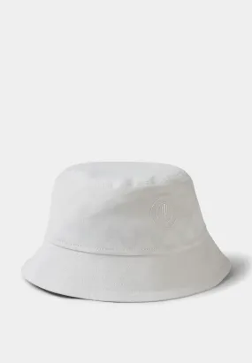 Frescobol Leandro Cotton Bucket Hat White