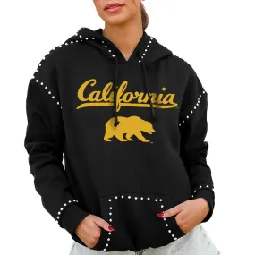 Gameday Couture  Cal Bears Women's Black Studded Pullover Hoodie