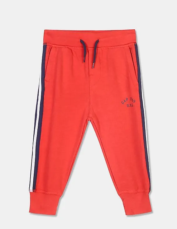 GAP Baby Red Graphic Pull-On Joggers