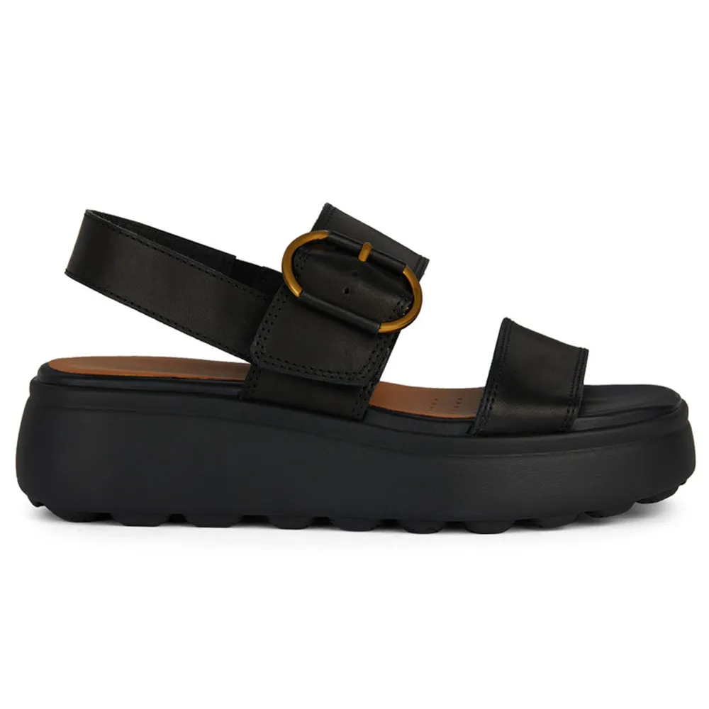 Geox Spherica D45D4B 00043 C9999 Black Sandals for Women