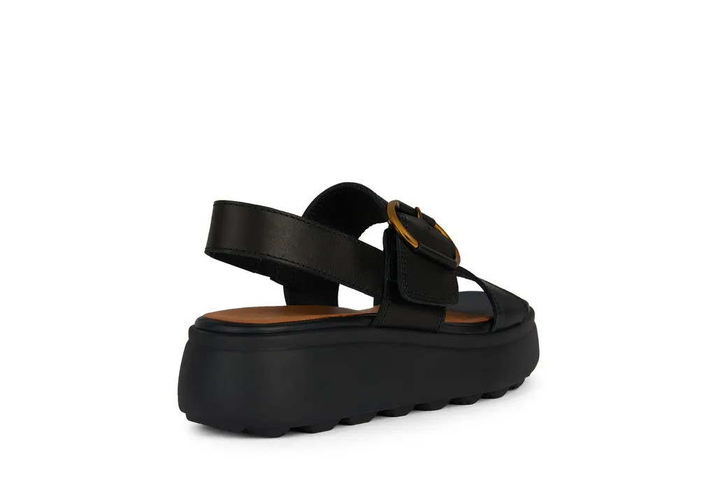 Geox Spherica D45D4B 00043 C9999 Black Sandals for Women