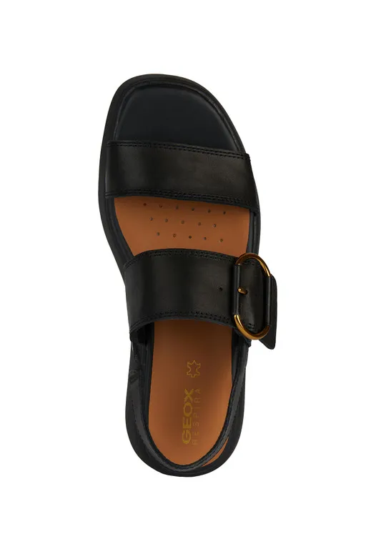 Geox Spherica D45D4B 00043 C9999 Black Sandals for Women