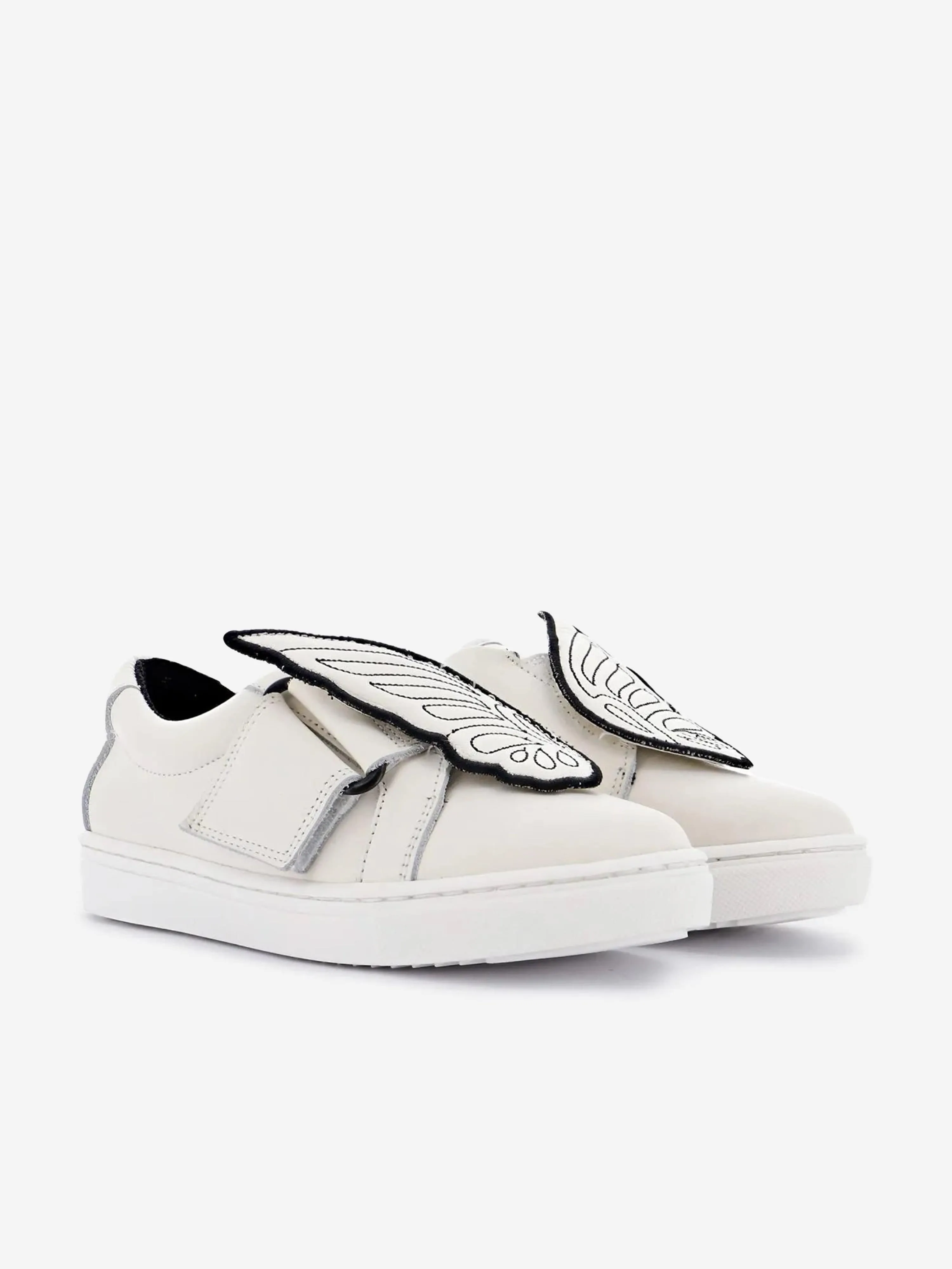 Girls Leather Heavenly Trainers in White