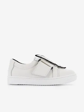 Girls Leather Heavenly Trainers in White