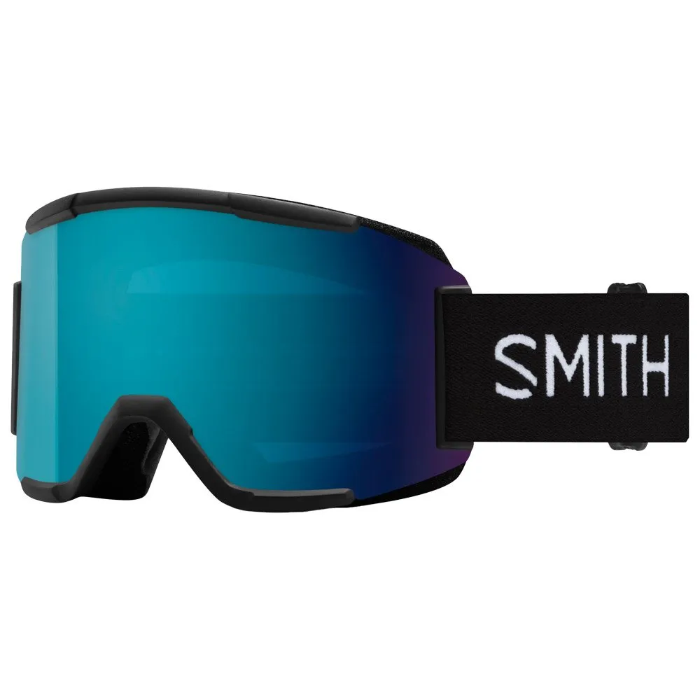 Goggles Smith ---Squad Black Chromapop Sun Blue Mirror + Yellow