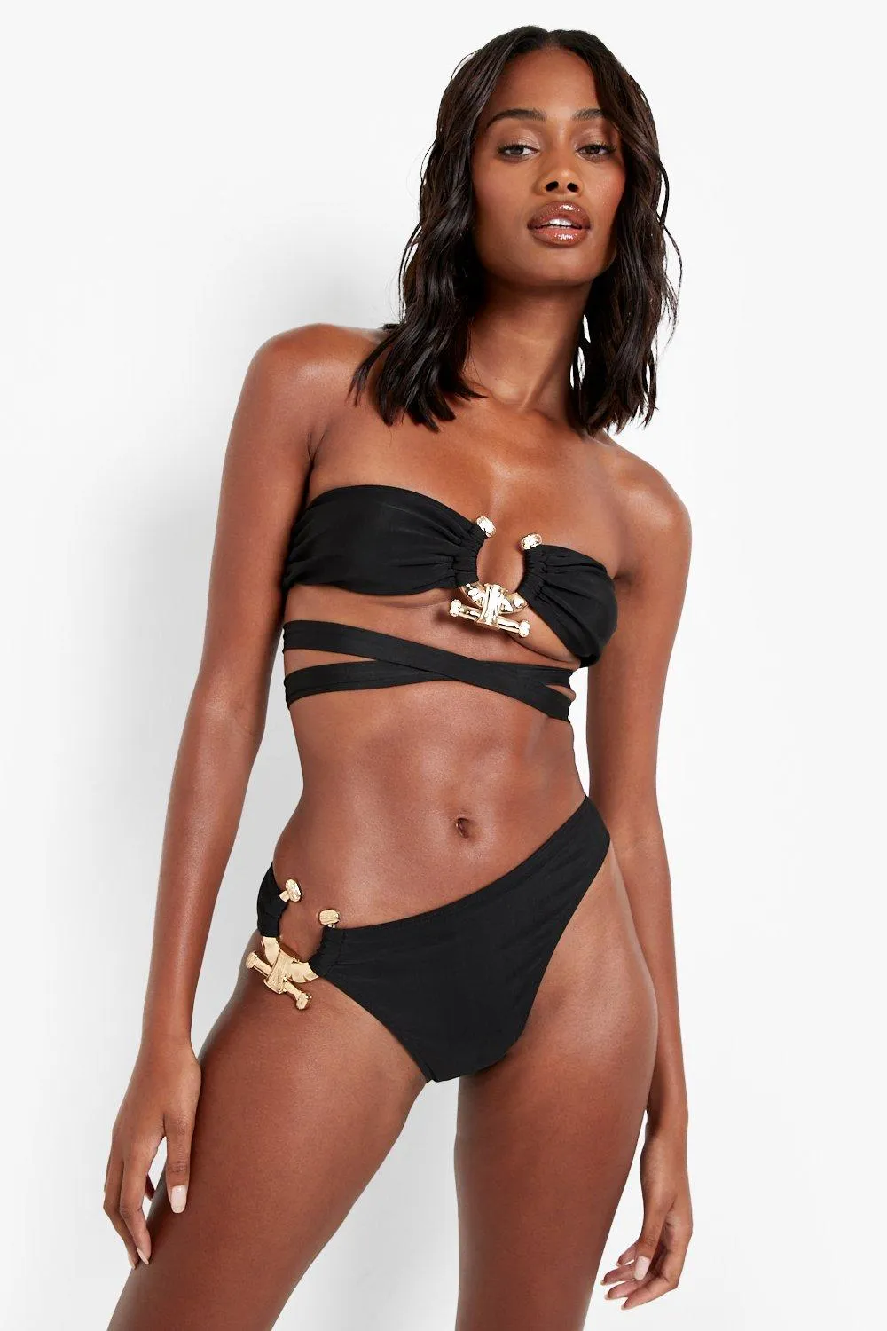 Gold Trim Hipster Bikini Brief