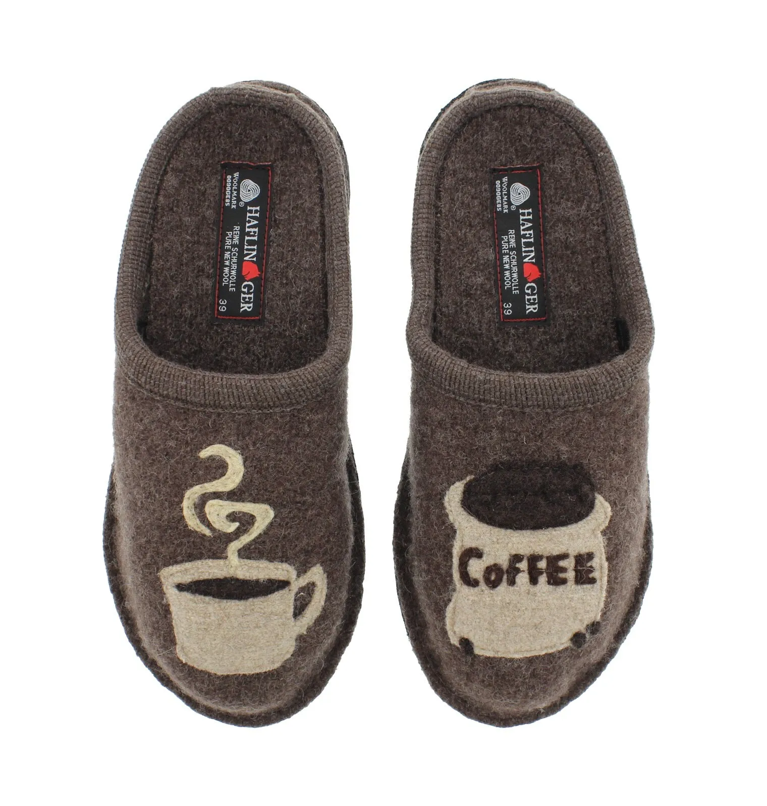 Haflinger Flair Coffee Slipper Earth