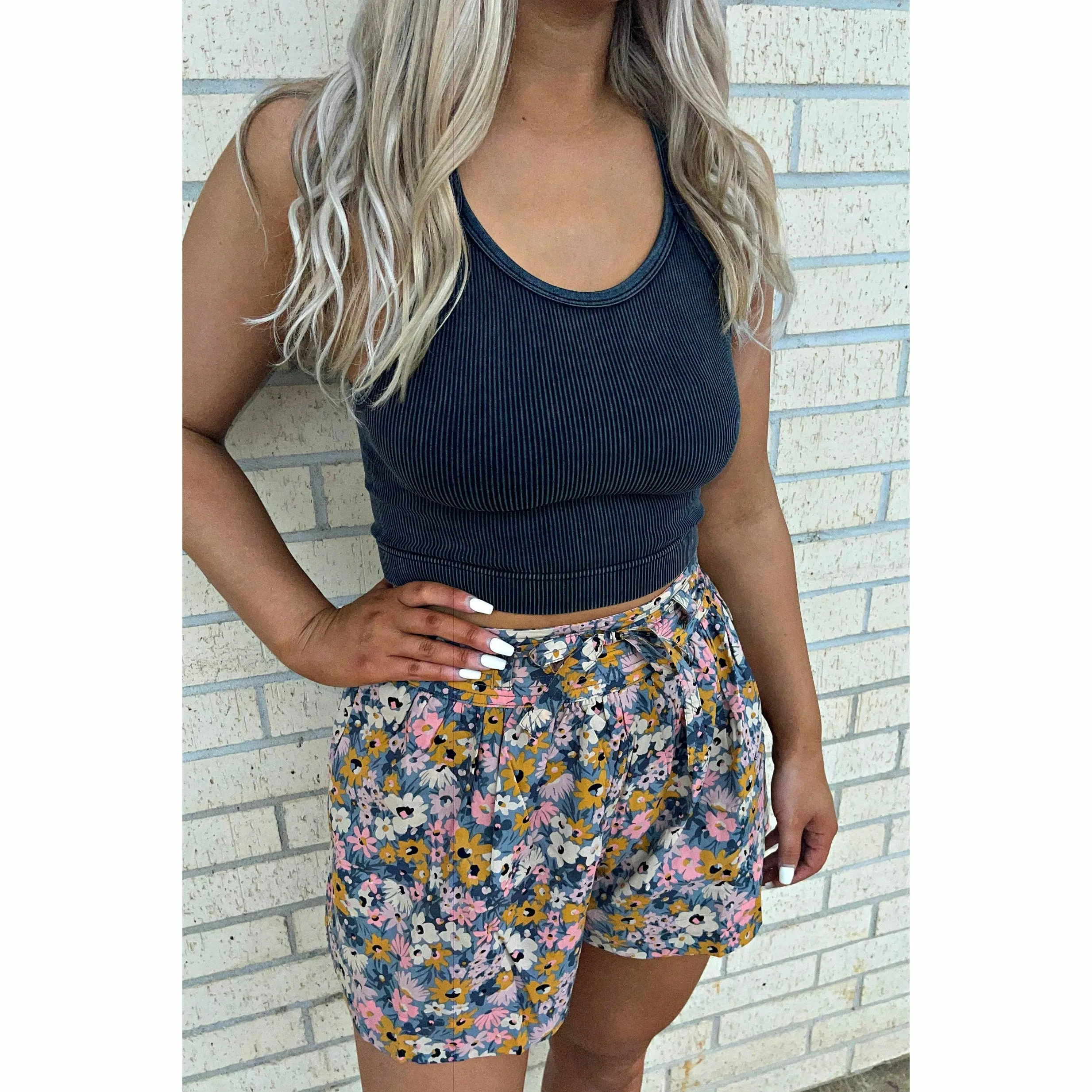 Haylee Floral Comfy Short